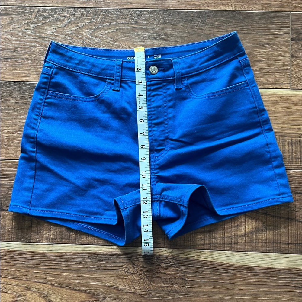 Old Navy Vibrant Blue Jean Shorts - Picture 5 of 5